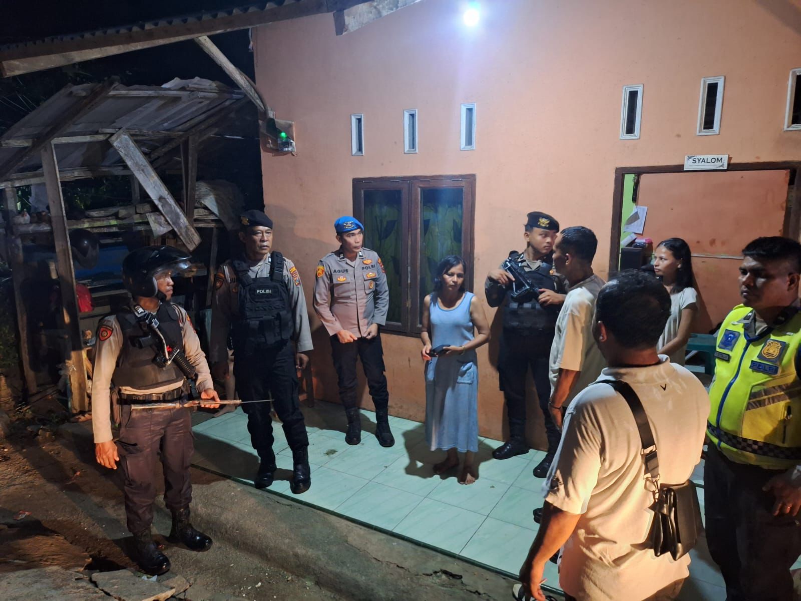 Polres Batu Bara Respon Cepat Pengaduan Call Center 110 Terkait Pengancaman Menggunakan Senjata Tajam