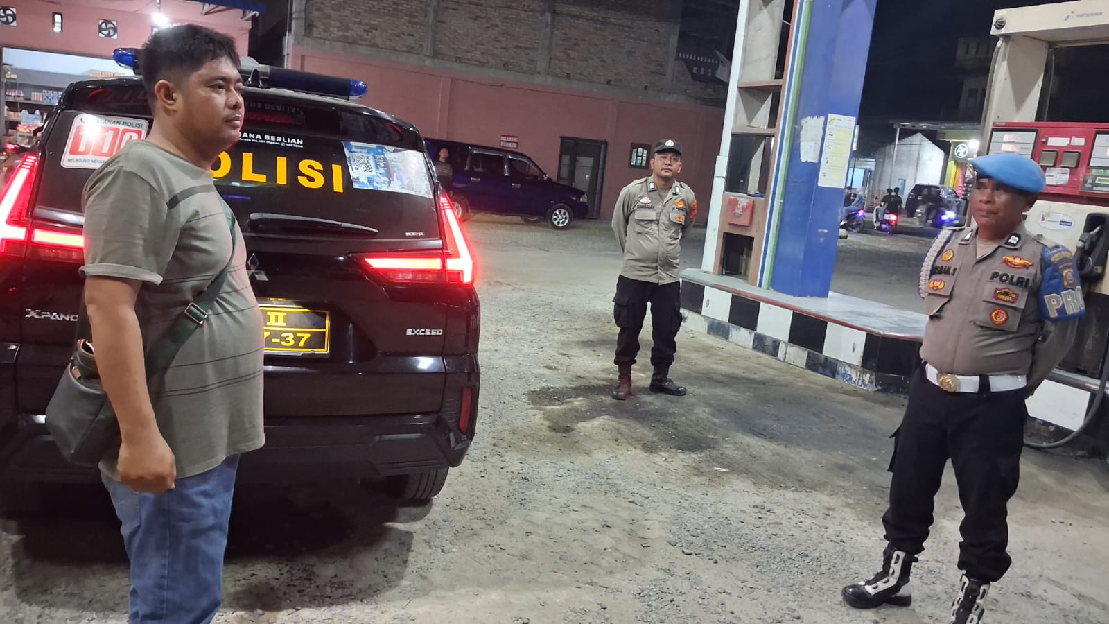 Polsek Air Putih Gelar Patroli Subuh, Antisipasi Gangguan Kamtibmas Sasaran Balap Liar, Begal Dan Tawuran