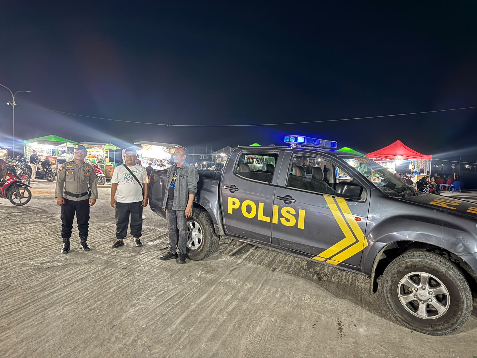 Polsek Talawi Gelar Patroli Malam, Antisipasi Gangguan Kamtibmas Dan Berikan Rasa Aman Bagi Masyarakat