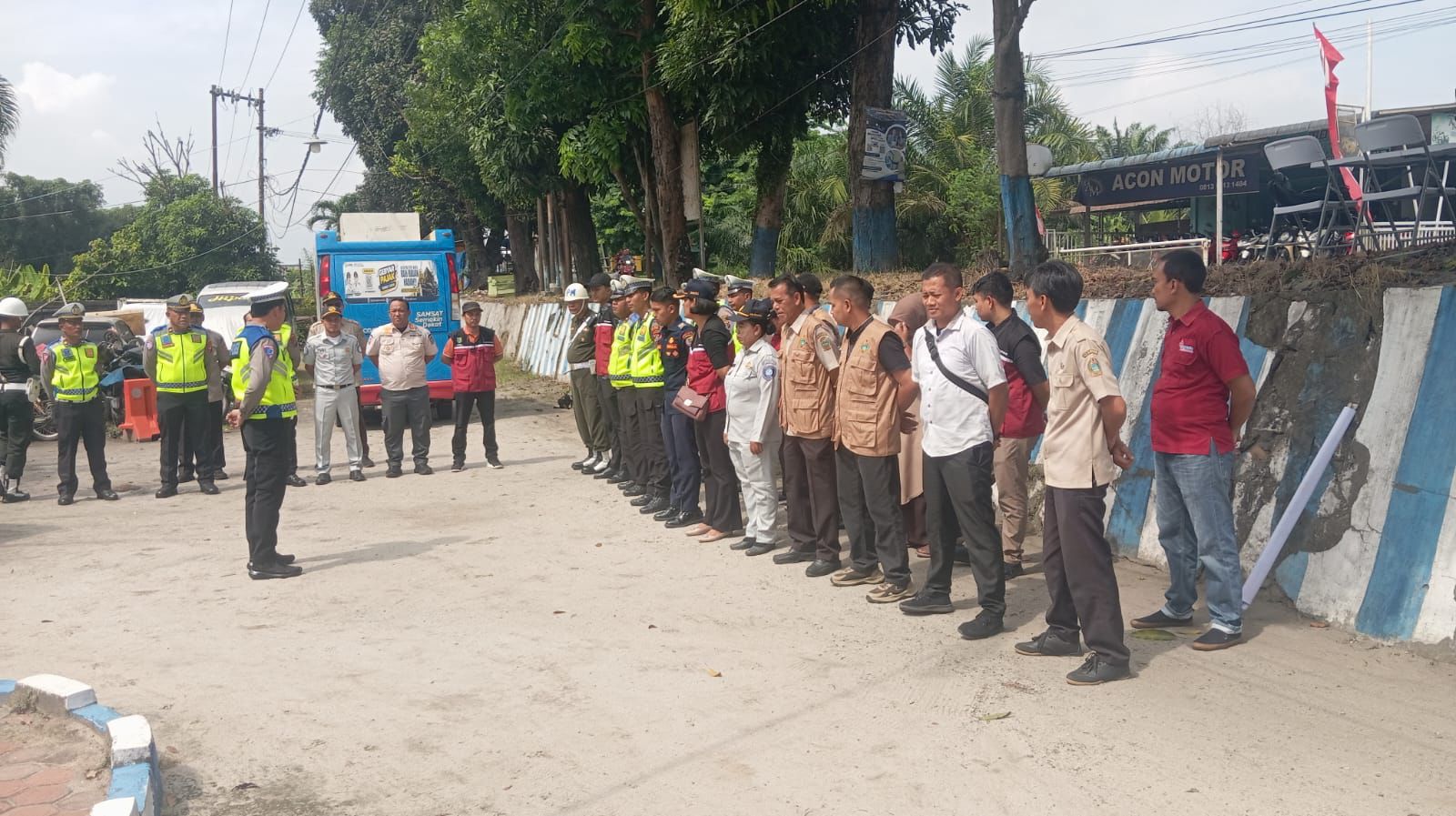 Satlantas Polres Batu Bara Gelar Operasi Gabungan SADAR Pajak Kendaraan, Edukasi Masyarakat Taat Bayar Pajak
