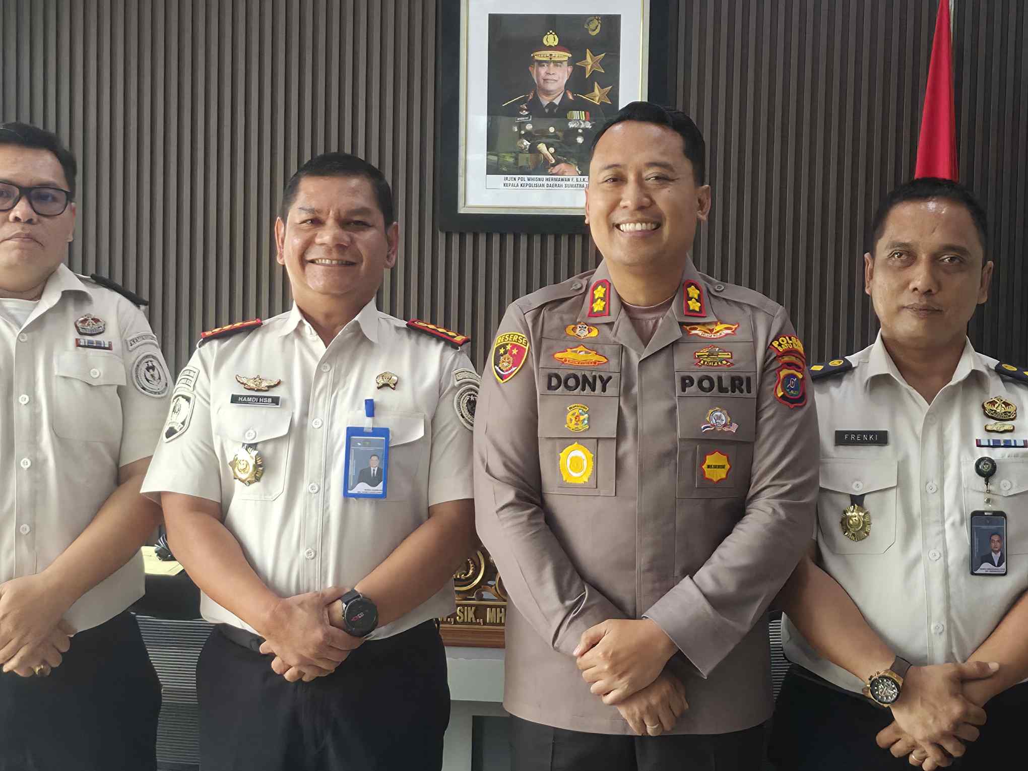 Perkuat Sinergi Kamtibmas, Kalapas Labuhan Ruku Audiensi dengan Kapolres Batu Bara   