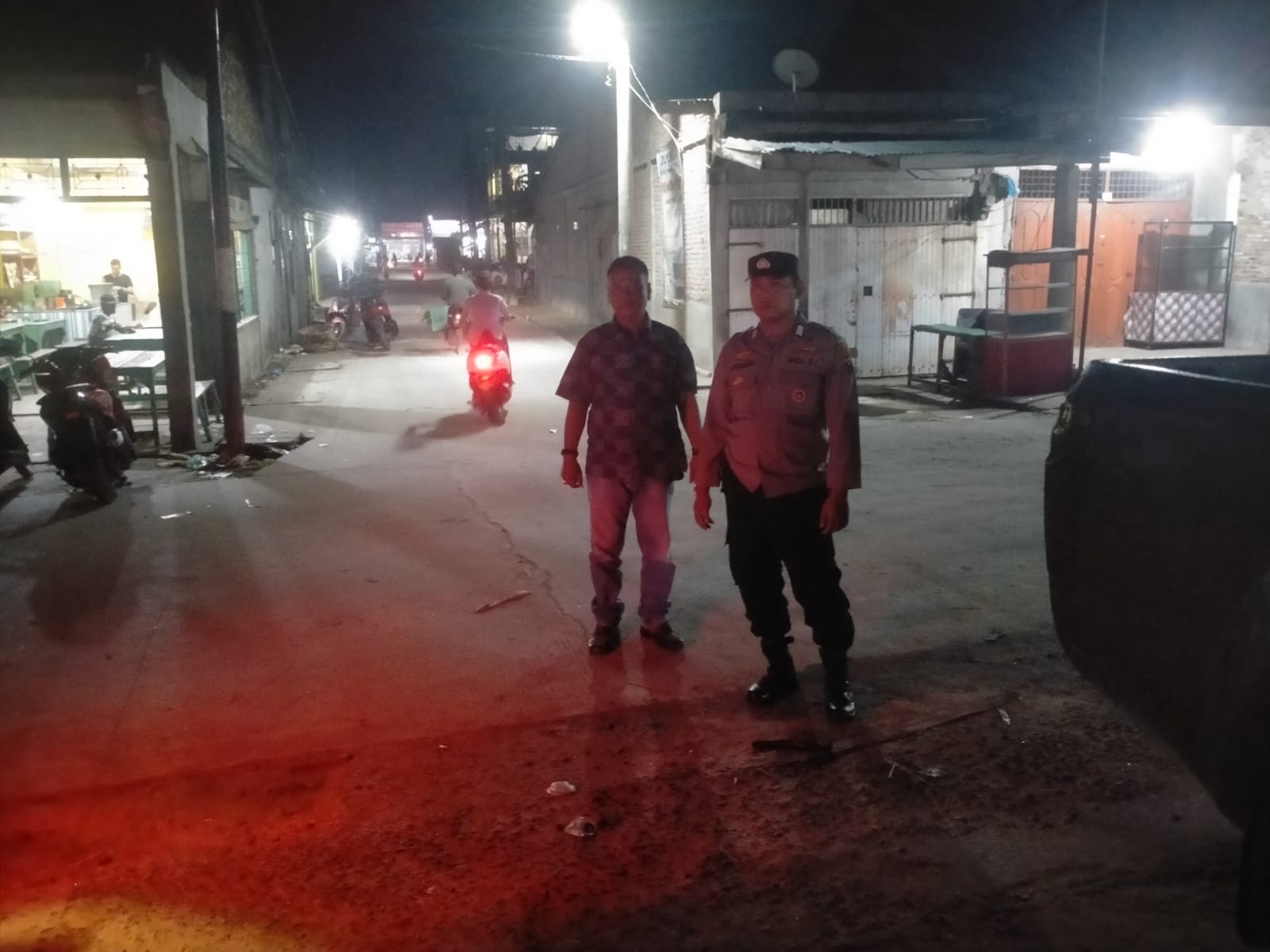 Polsek Talawi Patroli Titik Keramaian, Antisipasi Gangguan dan Larang Pungutan Liar