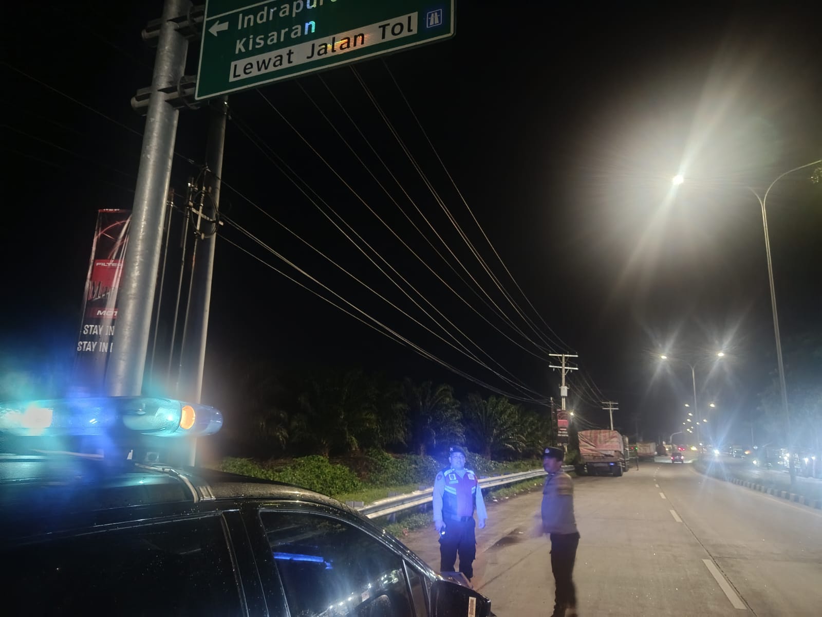 Polsek Lima Puluh Gelar Patroli Mobile, Antisipasi Tawuran dan Geng Motor Serta Jaga Kamtibmas