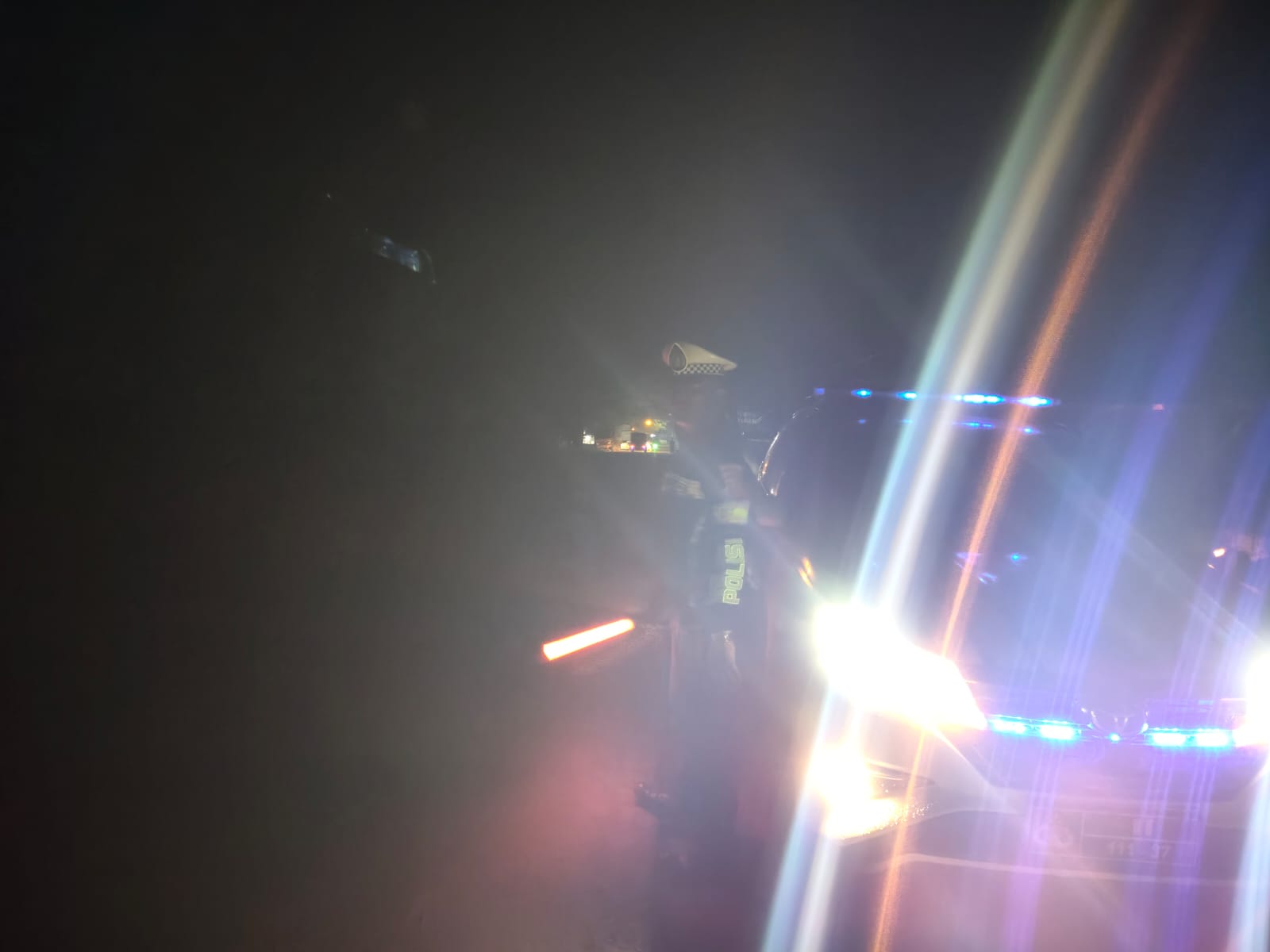 Sat Lantas Polres Batu Bara Tetap Siaga, Laksanakan Patroli Dini Hari di Jalinsum Lima Puluh   