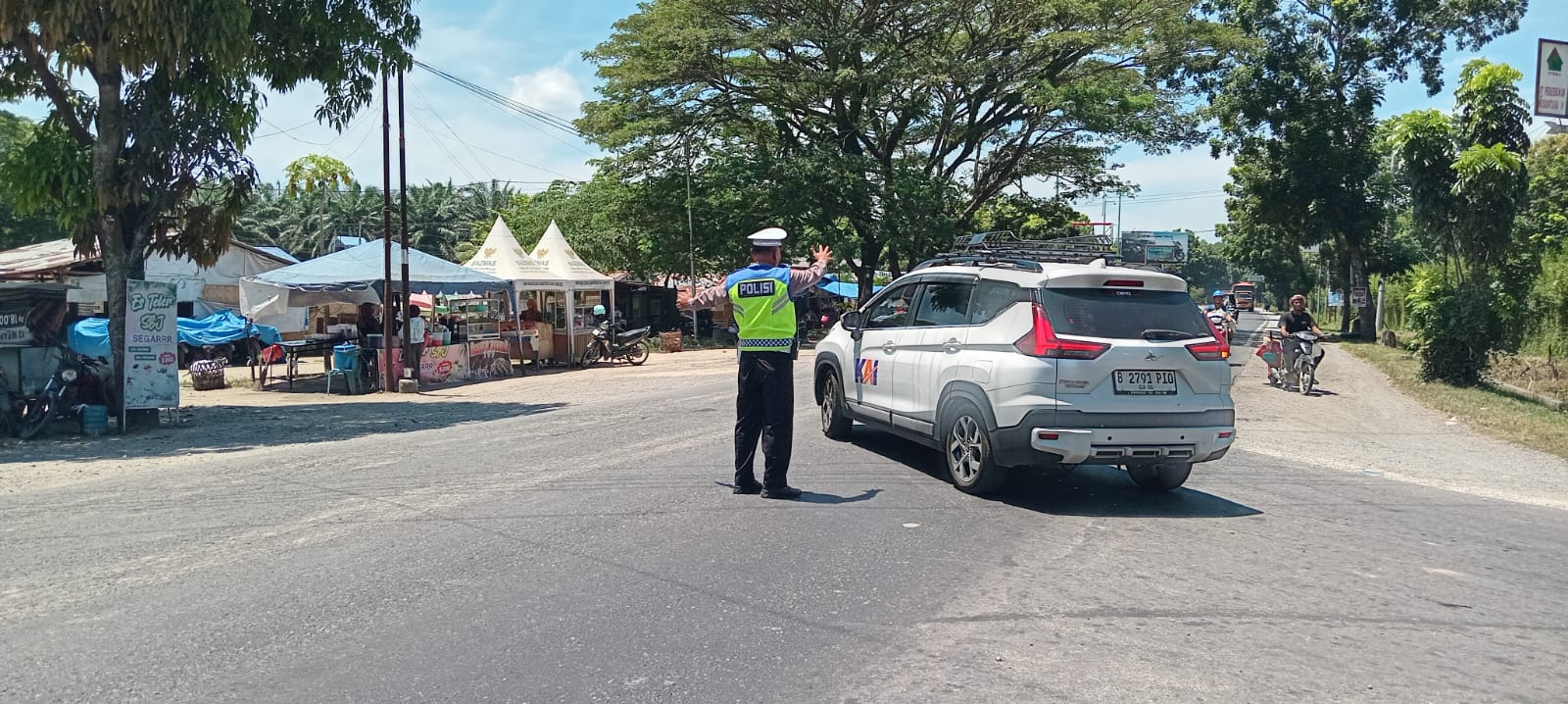 Jaga Kelancaran Aktivitas Siang, Pengaturan di Simpang Sei Bejangkar Berjalan Aman