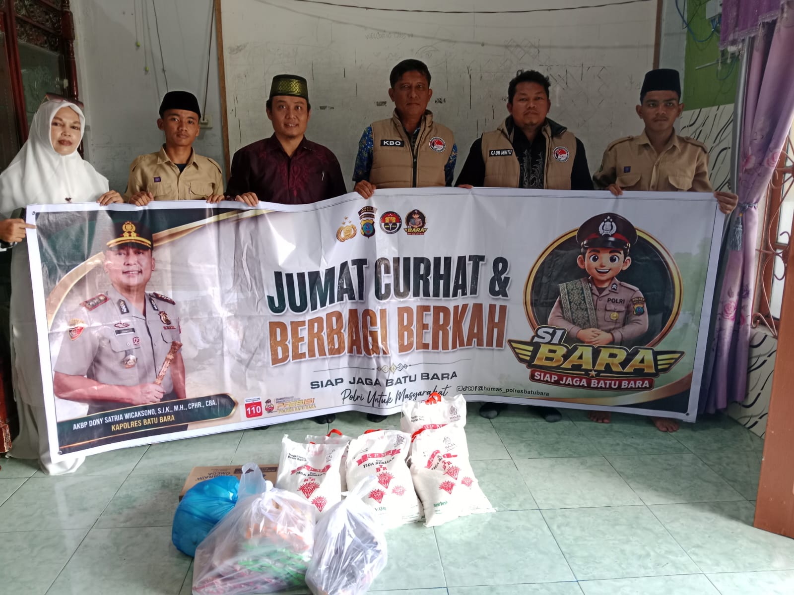 Satresnarkoba Polres Batu Bara Gelar Jumat Berkah di Panti Asuhan Yayasan Al Ikhlas