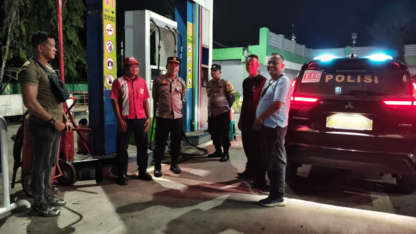 Polsek Air Putih Patroli Malam: Cegah Balap Liar, Begal dan Tawuran, Situasi Tetap Aman   