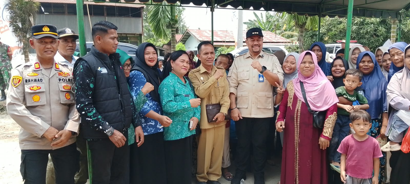 Polsek Air Putih Hadiri Kegiatan Bupati Sinergi Masyarakat di Desa Simodong   