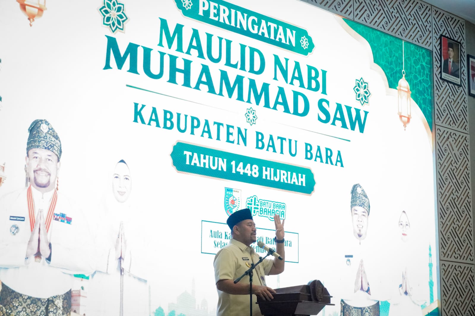 Maulid Nabi 1448 Hijriah, Bupati Batu Bara Ajak Masyarakat Teladani Akhlak Rasulullah SAW