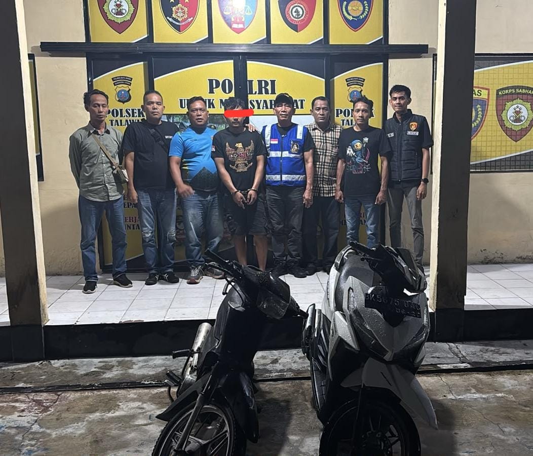 Polsek Talawi Amankan Pelaku Pencurian Sepeda Motor dalam Waktu Singkat