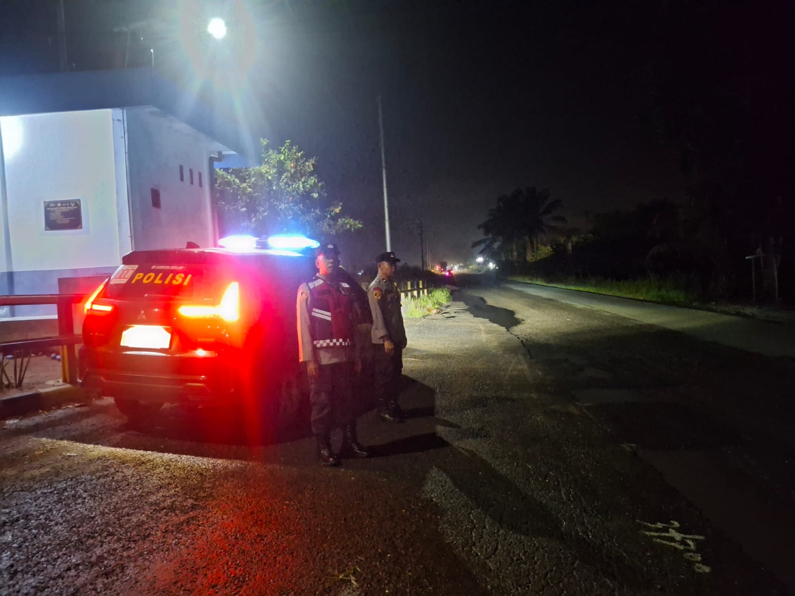 Polsek Air Putih Patroli Pagi, Cegah Balap Liar & Kejahatan Jalanan   