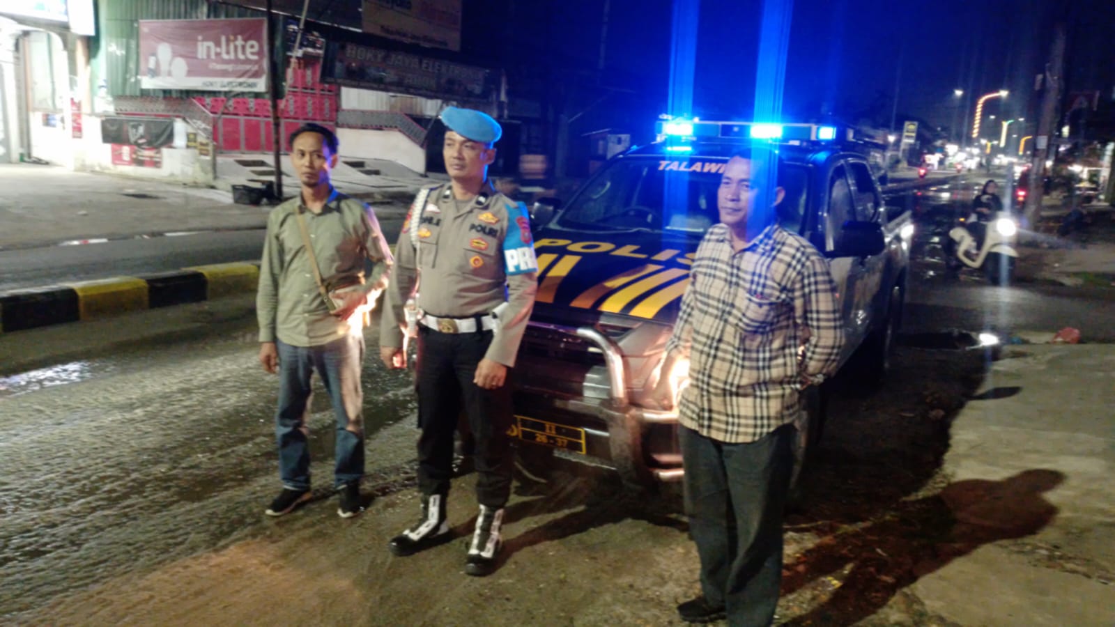 Polsek Talawi Perkuat Patroli Malam, Jaga Keamanan dan Ketertiban Wilayah
