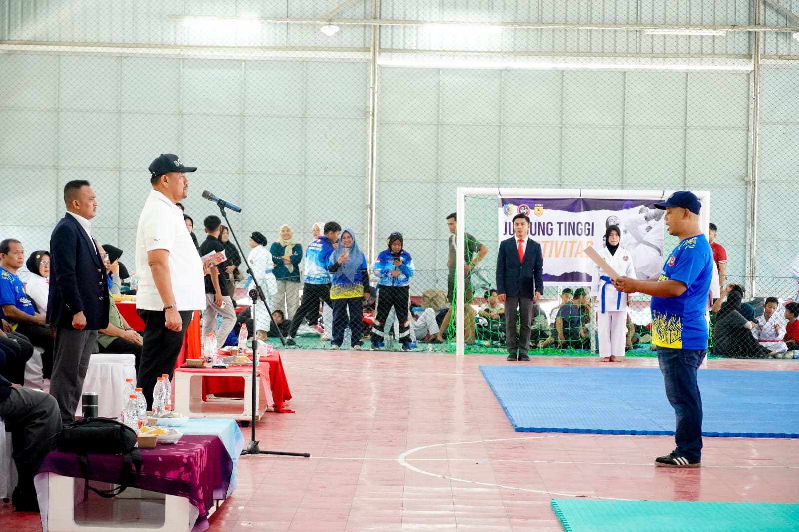 Bupati Batu Bara Buka Kejuaraan Karate INKANAS Open Antar Pelajar se-Sumut, 325 Atlet Rebutkan Piala Bupati